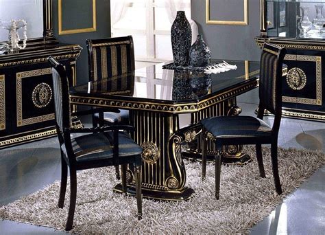 versace kitchen table colorful|Versace italian table sets.